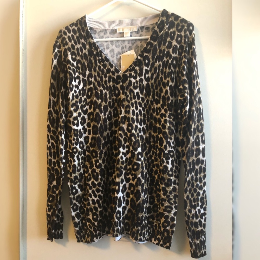 Michael Kors Animal Print Sweater